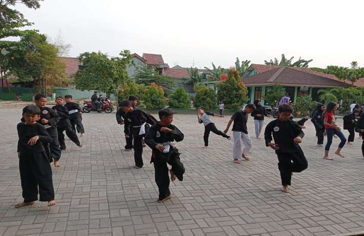 Kegiatan Ekstrakurikuler Pencaksilat SDN Jakasetia III