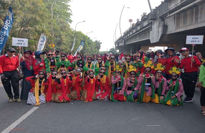 Kegiatan Pawai Nusantara Budaya Kota Bekasi